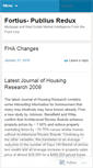 Mobile Screenshot of fortiusfinancial.wordpress.com