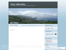 Tablet Screenshot of fortiusfinancial.wordpress.com