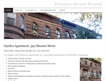Tablet Screenshot of decaturrental.wordpress.com