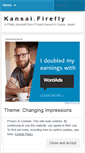 Mobile Screenshot of kansaifirefly.wordpress.com