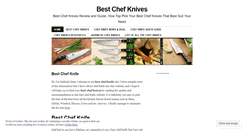 Desktop Screenshot of chefknives.wordpress.com