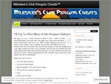 Tablet Screenshot of mileskee.wordpress.com