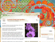 Tablet Screenshot of mylifetapestry.wordpress.com