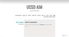Desktop Screenshot of aimucsd.wordpress.com
