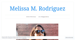 Desktop Screenshot of melissamrodriguez.wordpress.com