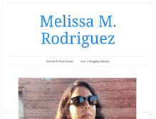 Tablet Screenshot of melissamrodriguez.wordpress.com