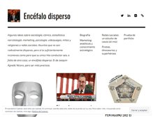 Tablet Screenshot of encefalodisperso.wordpress.com