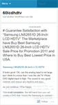 Mobile Screenshot of 60lcdhdtv.wordpress.com