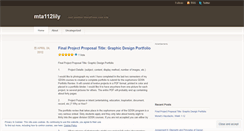 Desktop Screenshot of mta112lily.wordpress.com