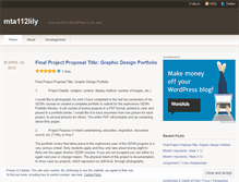 Tablet Screenshot of mta112lily.wordpress.com