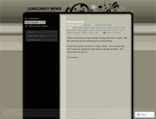 Tablet Screenshot of lenscandy.wordpress.com