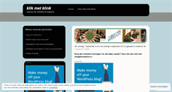 Desktop Screenshot of klikmetklinkprojecten.wordpress.com