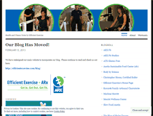 Tablet Screenshot of efficientexerciseaustin.wordpress.com