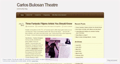 Desktop Screenshot of carlosbulosan.wordpress.com