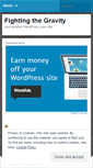 Mobile Screenshot of fightthegravity.wordpress.com