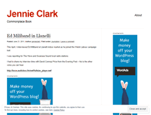 Tablet Screenshot of jennieclark.wordpress.com