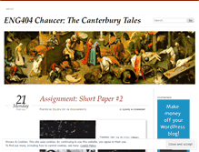 Tablet Screenshot of eng404chaucer.wordpress.com