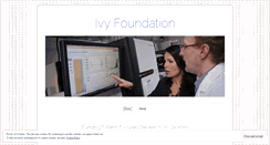 Desktop Screenshot of ivyfoundation.wordpress.com