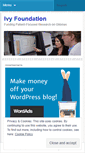 Mobile Screenshot of ivyfoundation.wordpress.com