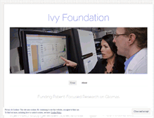 Tablet Screenshot of ivyfoundation.wordpress.com