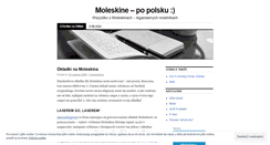 Desktop Screenshot of moleskine.wordpress.com