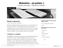 Tablet Screenshot of moleskine.wordpress.com
