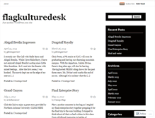 Tablet Screenshot of flagkulturedesk.wordpress.com