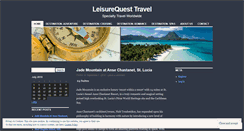 Desktop Screenshot of leisurequesttravel.wordpress.com