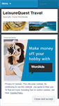 Mobile Screenshot of leisurequesttravel.wordpress.com