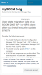 Mobile Screenshot of mysccm.wordpress.com