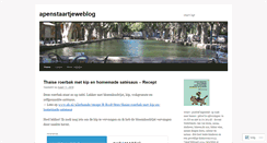 Desktop Screenshot of apenstaartjeweblog.wordpress.com