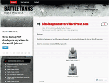 Tablet Screenshot of battletanks.wordpress.com