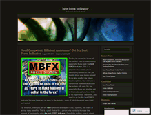 Tablet Screenshot of bestforexindicator.wordpress.com