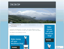 Tablet Screenshot of crapcrapcrap.wordpress.com