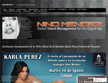 Tablet Screenshot of ninomendez.wordpress.com