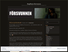 Tablet Screenshot of forsvunnen.wordpress.com