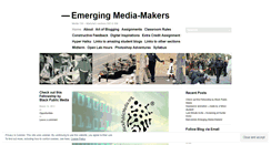 Desktop Screenshot of emergingmediamakers.wordpress.com