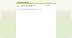 Desktop Screenshot of confluentvideomedia.wordpress.com