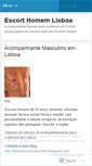 Mobile Screenshot of escorthomemlisboa.wordpress.com