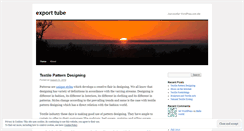 Desktop Screenshot of exporttail.wordpress.com