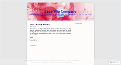 Desktop Screenshot of lacewigcompany.wordpress.com