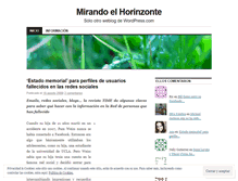 Tablet Screenshot of mirandoelhorizonte.wordpress.com
