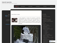 Tablet Screenshot of davidnahonguillen.wordpress.com
