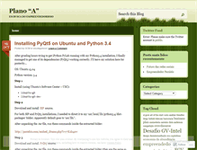 Tablet Screenshot of planoa.wordpress.com
