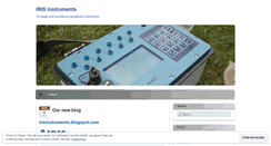 Desktop Screenshot of irisinstruments.wordpress.com
