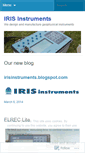 Mobile Screenshot of irisinstruments.wordpress.com