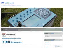 Tablet Screenshot of irisinstruments.wordpress.com