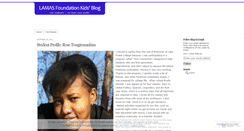 Desktop Screenshot of lamasfoundationscholars.wordpress.com