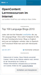 Mobile Screenshot of opencontent2000.wordpress.com