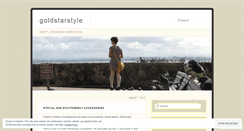 Desktop Screenshot of goldstarstyle.wordpress.com